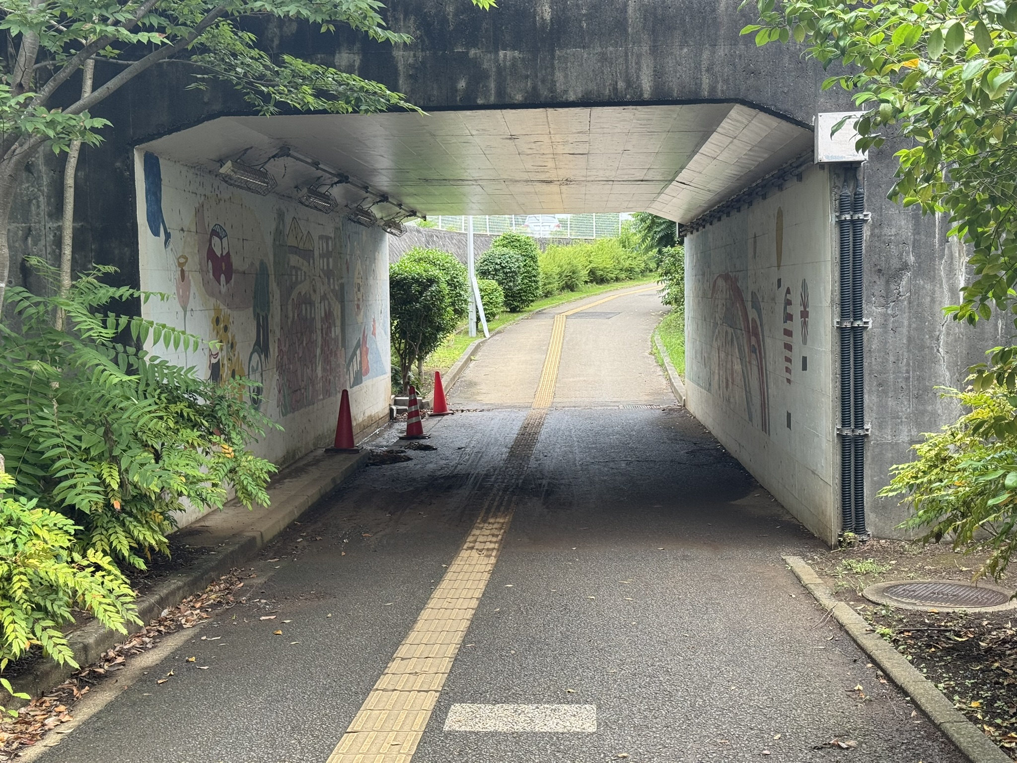 大塚前公園北侧的地下通道