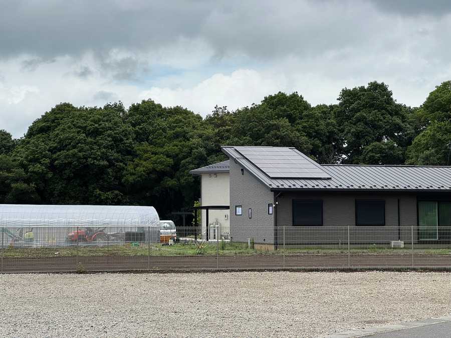 调整池西南侧土地现在被围了起来